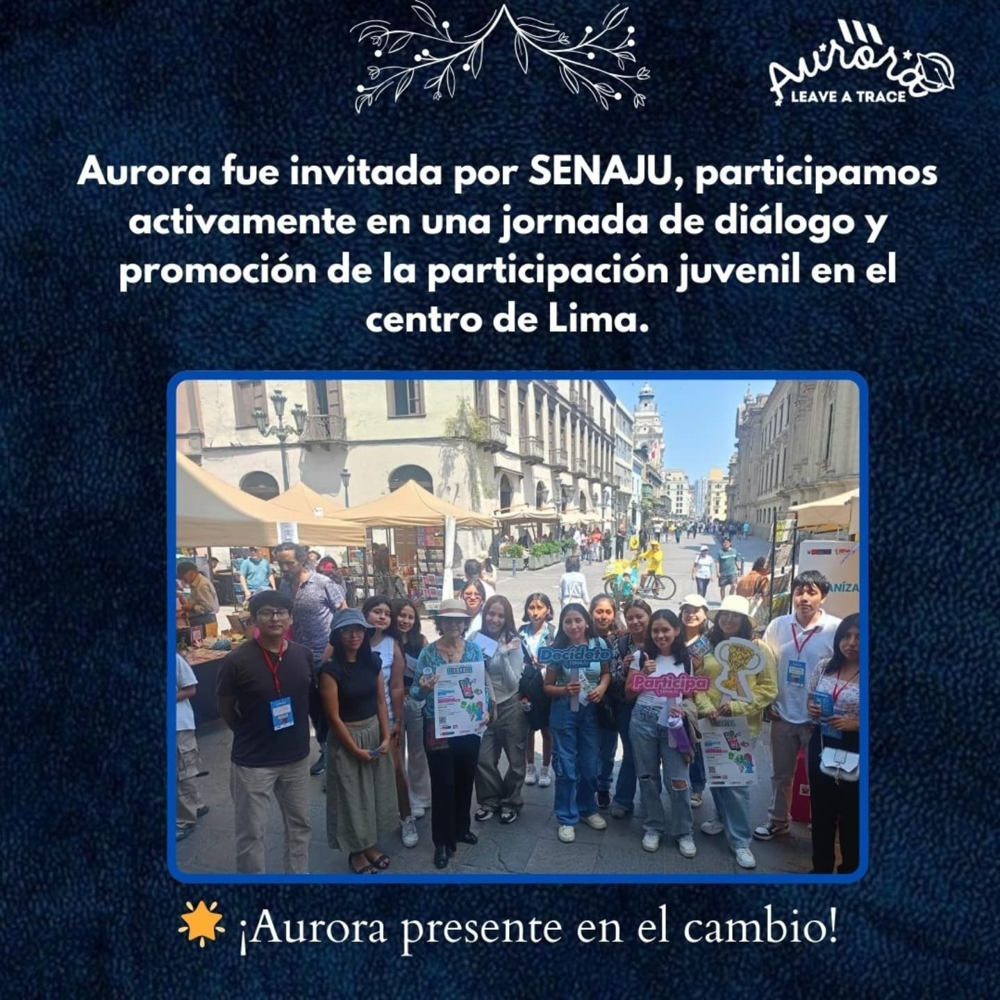 Jóvenes mirando hacia el futuro